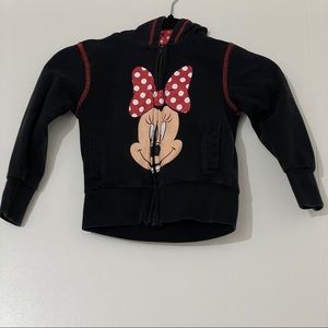 Disney Store Girl Minnie Mouse Hoody